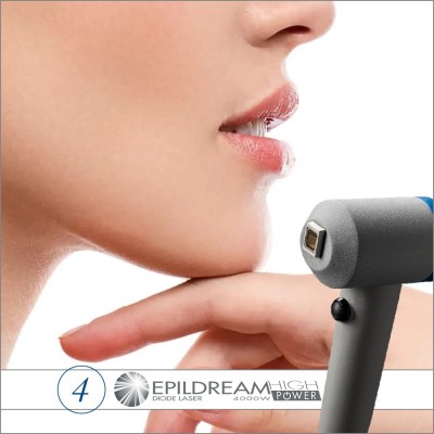 4 Epildream Depilazione Laser Diodo Aree Micro 