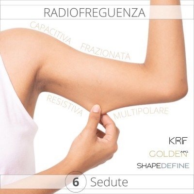 Radiofrequenza Capacitiva-resistiva Multipolare -6 Trattamenti Corpo 40-50 