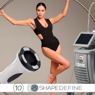Shapedefine -vacuum Connettivale Aspirato +radiofrequenza Quadripolare 25' -10 Trattamenti 