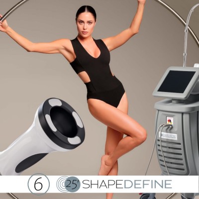 Shapedefine -vacuum Connettivale Aspirato +radiofrequenza Quadripolare 25' -6 Trattamenti 