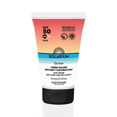 Solarium Crema Solare Anti-age & Anti-macchia Viso Spf50 