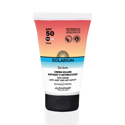 Solarium Crema Solare Anti-age & Anti-macchia Viso Spf 50 