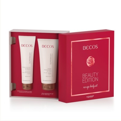 Becos Beauty Edition - No Age Body Set-bagno Doccia In Crema+crema Corpo Rassodante 