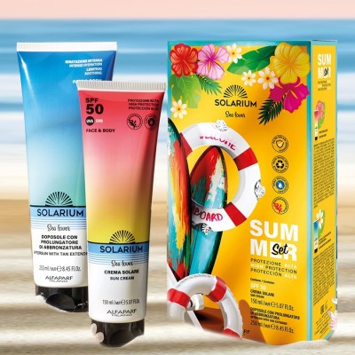 Solarium Summer Set - Crema Solare Spf50 150 Ml + Doposole Con Prolungatore Di Abbronzatura 250 Ml 