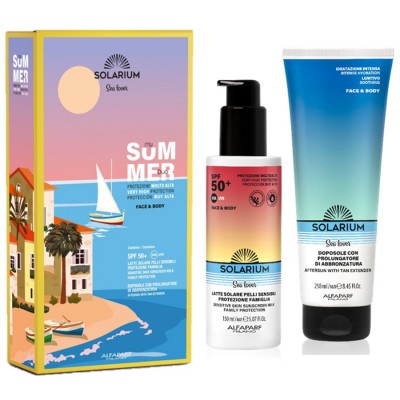 Solarium My Summer Duo-latte Solare Spf30+doposole Con Prolungatore Di Abbronzatura 
