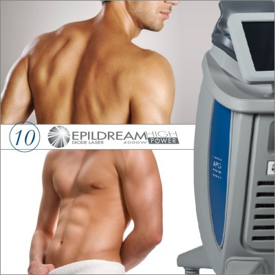 10 Epildream Depilazione Laser Diodo Aree 1 Large + 1 Small 