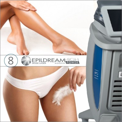8 Epildream Depilazione Laser Hi-power Aree 1 Large + 1 Small 