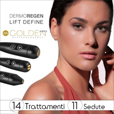 Golden Radiofrequenza Resistiva Frazionata + Lift Define Viso -trattamenti 14 Sed.11 