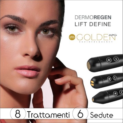 Golden Radiofrequenza Resistiva Frazionata + Lift Define Viso -trattamenti 8 Sed.6 