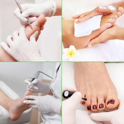 Pedicure Top Curativo-estetico Con Smalto Lunga Durata 