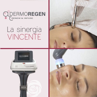 Dermoregen Viso -microdermoabrasione Vacuum + Microcorrenti 