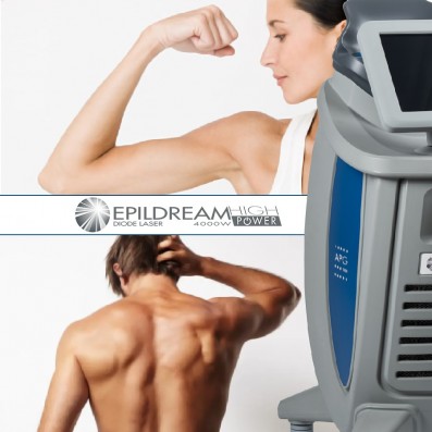 EPILDREAM DIODO LASER Epilazione Aree 1 Large 1 Medium 