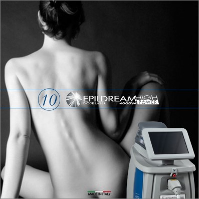 10 EPILDREAM Depilazione LASER DIODO Total Body 