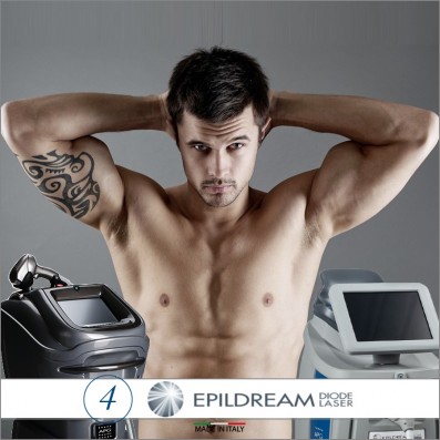 4 EPILDREAM Depilazione LASER DIODO Body-Parziale 