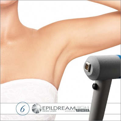 6 EPILDREAM Depilazione LASER DIODO Aree SMALL 