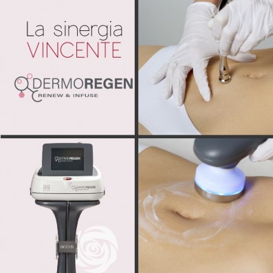 DERMOREGEN CORPO -MicrodermoAbrasione Vacuum +Microcorrenti -8 Trat. 