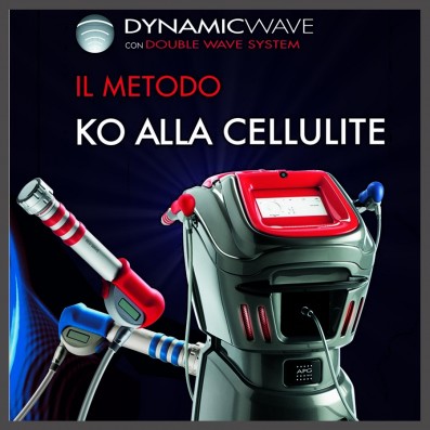 DYNAMIC-WAVE-Onda D'urto + Scrub Modella Riduce Cellulite -10 Trat. 8 Sed. 