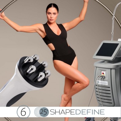 SHAPEDEFINE -RADIOFREQUENZA Esapolare 25' Modella Riduce -6 Trattamenti 