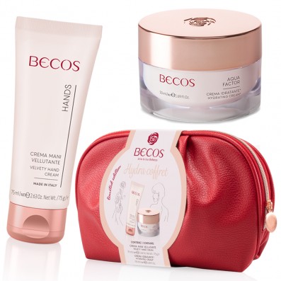 Becos Hydra Coffret-Crema Mani+Crema Aqua Factor Viso 