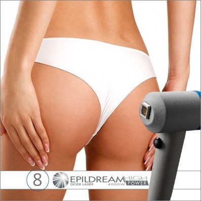 8 EPILDREAM Depilazione LASER Hi-Power Aree MEDIUM 