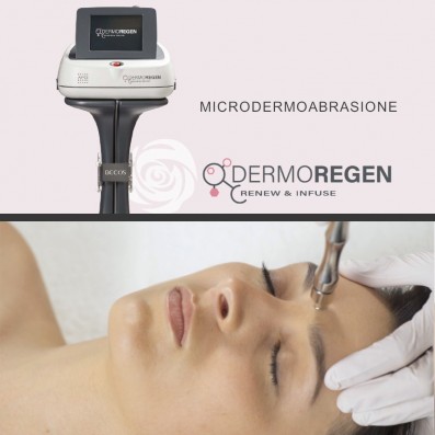 DERMOREGEN VISO -MicrodermoAbrasione Vacuum -10 Tratamenti 