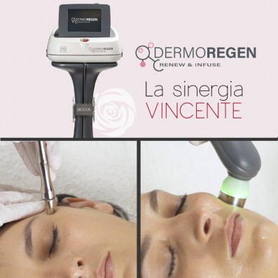 DERMOREGEN VISO -MicrodermoAbrasione Vacuum +Microcorrenti -4 Trat. 