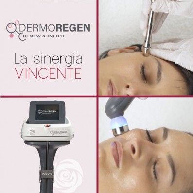 DERMOREGEN VISO -MicrodermoAbrasione Vacuum + Microcorrenti 